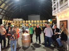 Michelle Costantine had a big crowd of people at Old Growth Cellars